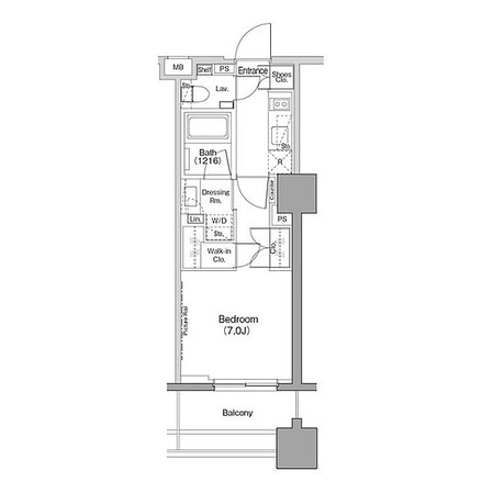 ザ・パークハビオ木場の物件間取画像
